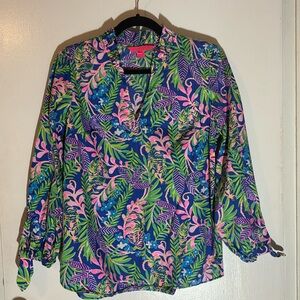 Lilly Pulitzer Sherida Top Size Small EUC